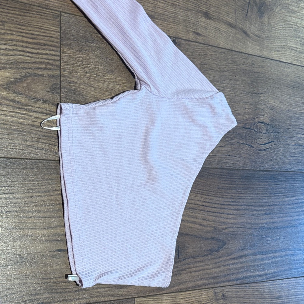 Kids Pink Ribbed Bottoms